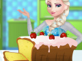 Spēle Elsa cooking Pound Cake