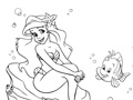 Spēle Mermaid: Coloring For Kids