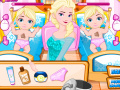 Spēle Elsa Nursing Baby Twins