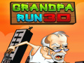 Spēle Grandpa Run 3d