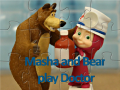 Spēle Masha and Bear Play Doctor
