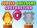 Spēle Jungle Balloons Subtraction