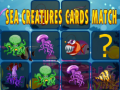 Spēle Sea creatures cards match