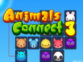 Spēle Animals connect 3