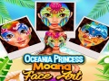 Spēle Oceania Princess Moana Face Art