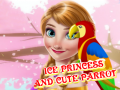Spēle Ice Princess And Cute Parrot