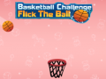 Spēle Basketball Challenge Flick The Ball