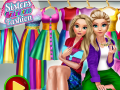 Spēle Sisters Rainbow Fashion