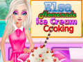 Spēle Elsa Homemade Ice Cream Cooking
