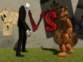 Spēle Slenderman vs Freddy The Fazbear