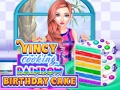 Spēle Vincy Cooking Rainbow Birthday Cake