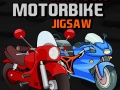Spēle Cartoon Motorbike Jigsaw