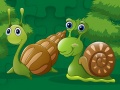 Spēle Cute Snails Jigsaw