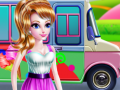 Spēle Girly Ice Cream Truck Car Wash