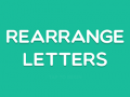 Spēle Rearrange Letters