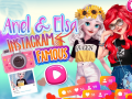 Spēle Ariel and Elsa Instagram Famous