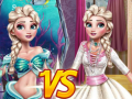 Spēle Elsa Mermaid Vs Princess