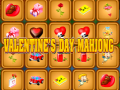 Spēle Valentines Day Mahjong