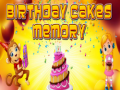 Spēle Birthday Cakes Memory