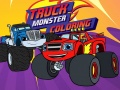 Spēle Truck Monster Coloring