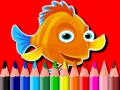 Spēle Back To School: Fish Coloring Book