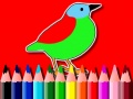 Spēle Back To School: Birds Coloring Book