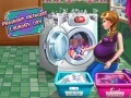 Spēle Pregnant Princess Laundry Day