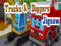 Spēle Trucks & Digger Jigsaw 