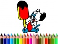 Spēle Back To School: Mouse Coloring