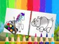Spēle Funny Animals Coloring Book
