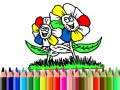 Spēle Back to School: Flowers Coloring