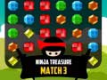 Spēle Ninja Treasure Match 3