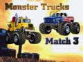 Spēle Monsters Trucks Match 3