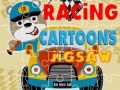 Spēle Racing Cartoons Jigsaw