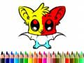 Spēle Cute Bat Coloring Book