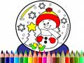 Spēle Back To School: Christmas Coloring Book
