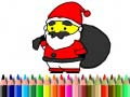 Spēle Back To School: Santa Claus Coloring