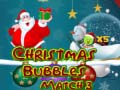 Spēle Christmas Bubbles Match 3 