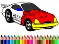 Spēle Back To School: Muscle Car Coloring