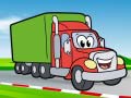 Spēle Happy Trucks Coloring