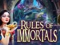 Spēle Rules of Immortals
