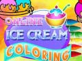 Spēle Online Ice Cream Coloring
