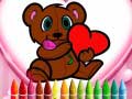 Spēle Animals Valentine Coloring