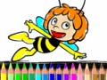 Spēle Back To School Maja the Bee Coloring Book