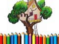 Spēle Tree House Coloring Book