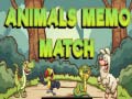 Spēle Animals Memo Match