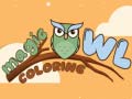 Spēle Magic Owl Coloring