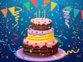 Spēle Birthday Cake Puzzle