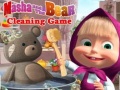 Spēle Masha And The Bear Cleaning Game