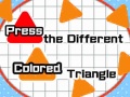 Spēle Press The Different Colored Triangle